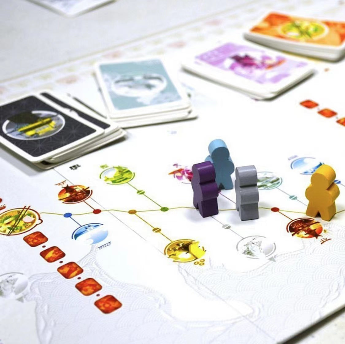 TOKAIDO Base Board Game English Version Family/Party Game Funny Game For Entertainment TOKAIDO Base Board Game English Version Family/Party Game Funny Game For Entertainment